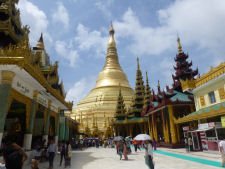 View to Shwedagon Pagoda