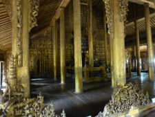 Shwenandaw Kyaung or Golden Palace monastery in Mandalay in Myanmar