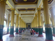 Entrance at Shwedagon Pagoda in Yangon