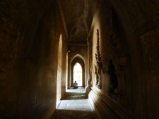 Dark passage at a temple in Bagan