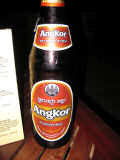 Angkor beer at Butterflies Garden restaurant in Siem Reap
