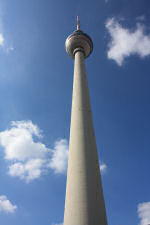 The Berlin TV tower, called Fernsehturm