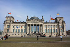 The Reichstag - built as the German Parliment in 1884