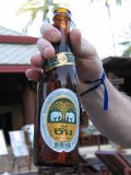 A cold Chang beer is wonderful in the hot climate in Thailand