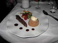 Chocolate dessert at Emma's drmmekjkken in Troms
