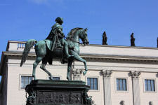 Statue of Frederick the great on Unter den Linden
