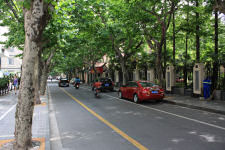 Street in the French oncession in Shanghai
