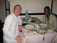 Gard and Nikki at Kwality restaurant in Dubai