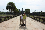 Gard and Nikki at Angkor Wat