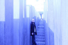 Gard at the Holocaust memorial in Berlin