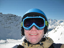 Great self portrait of Gard in the slopes above Verbier