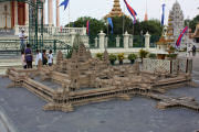A model of Angkor Wat at the Silver Pagoda