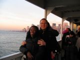 Nikki and Gard of the ferry back from Statue of Liberty