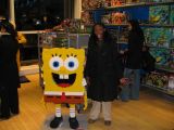 Nikki and spongebob squarepants at FAO Schwarz
