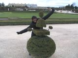 Nikki in the garden of Versailles