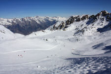 Views of the slopes at Verbier