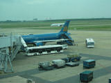 Our Vietnam airlines flight from Ho Chi Minh City to Siem Reap