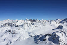Amazing view from Mont Fort at 3300 meters