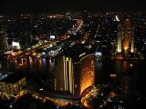 View of Bangkok by night from Lebua