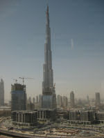 View to Burj Dubai from Dusit Thani