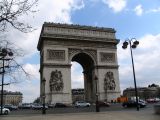 View to Arc de Triomphe