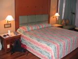 Our bed at Pelangi beach resort