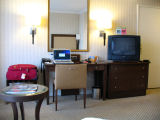 Desk at Hilton in Paris