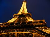 Eiffel tower illuminated