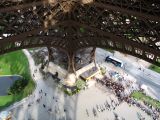 View from level 1 on the Eiffel tower
