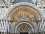 The entrence to the Basilica San Marco