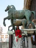 Nikki and the horses of St. Mark