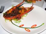 Lobster at the restaurant Breeze at Lebua