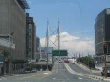 The new Nelson Mandela bridge in downtown Joburg