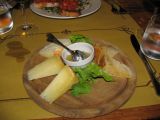 My starter at I'Toscano: pecorino cheese