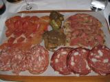 The mixed meat platter at Osteria del Caffè Italiano