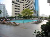 The swimming pool at Rembrandt