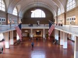 The registry room at Ellis Island