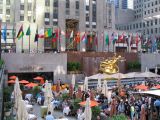Crowds at Rockefeller Center