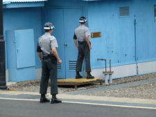 ROK soldiers at the DMZ area in Korea