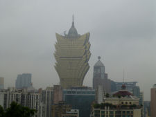 View to Grand Lisboa from the fortress