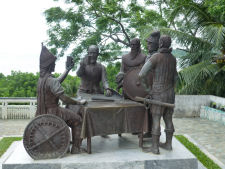 Blood compact monument in Bohol