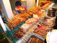 There is a lot to choose from at Larsian BBQ in Cebu