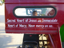 Most of the trikes in Bohol had quotes and bible verses